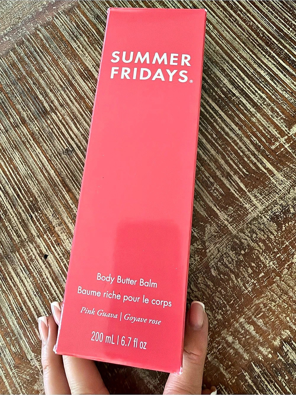 Summer Fridays Body Butter Balm Pink NWT